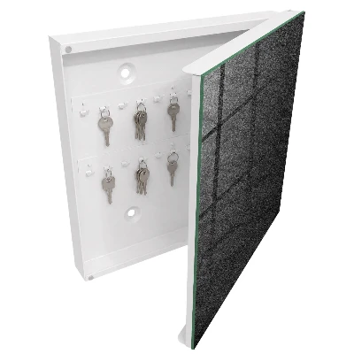 Key box for wall Grey stone