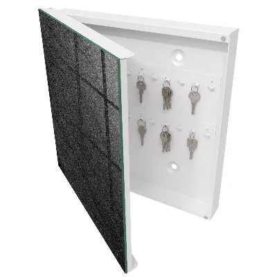 Key box for wall Grey stone