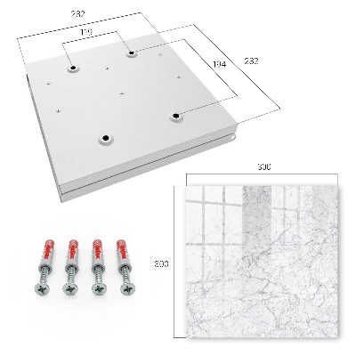 Wall mounted key box Marble elegance