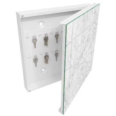 Wall mounted key box Marble elegance
