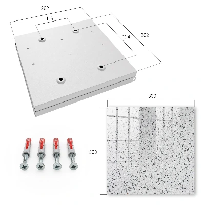 Key box for wall Terrazzo style