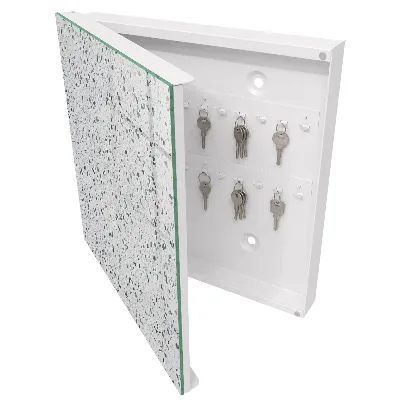 Key box for wall Terrazzo style