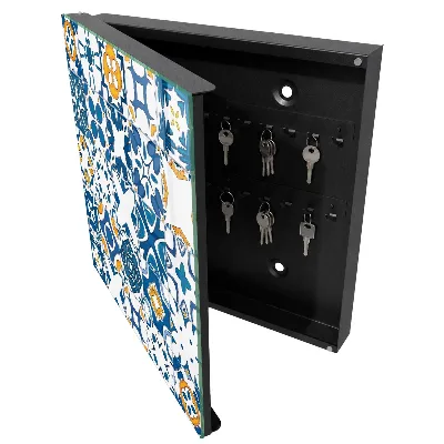 Wall mounted key box Geometric patterns