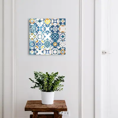 Wall mounted key box Geometric patterns
