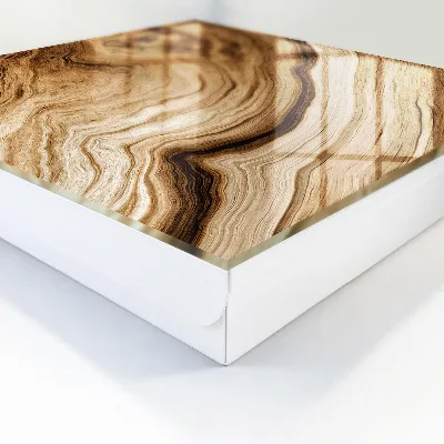Key cabinet Wood waves