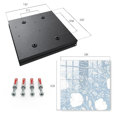 Key cabinet Plant motifs