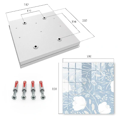 Key cabinet Plant motifs