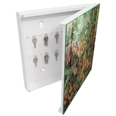 Key box for wall Green leaves