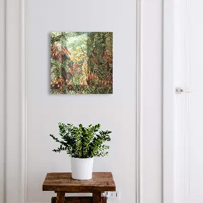 Key box for wall Green leaves