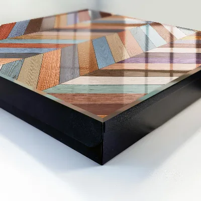 Wall mounted key box Herringbone style