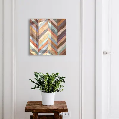 Wall mounted key box Herringbone style