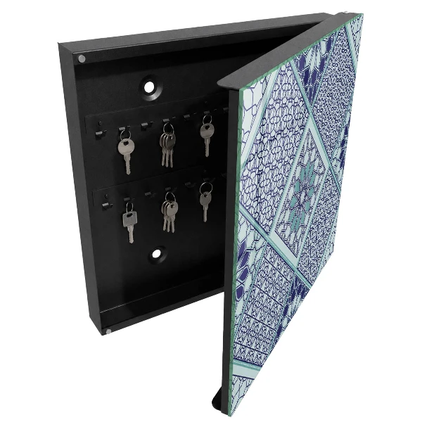 Key box for wall Geometric pattern
