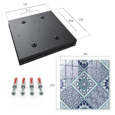 Key box for wall Geometric pattern