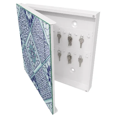 Key box for wall Geometric pattern