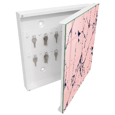Wall mounted key box Marble mosaic
