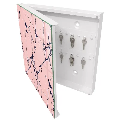 Wall mounted key box Marble mosaic