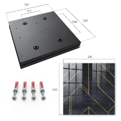 Key cabinet Geometric structure