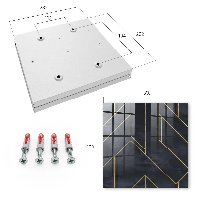 Key cabinet Geometric structure