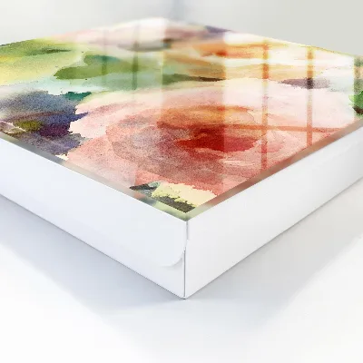 Wall mounted key box Floral motif