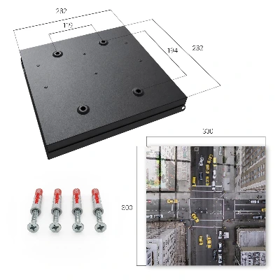 Key box for wall City streets