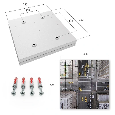Key box for wall City streets