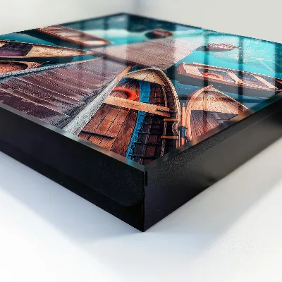 Wall mounted key box Mountain landscape