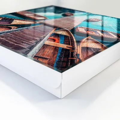 Wall mounted key box Mountain landscape