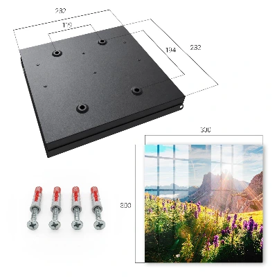 Key box for wall Mountain idyll