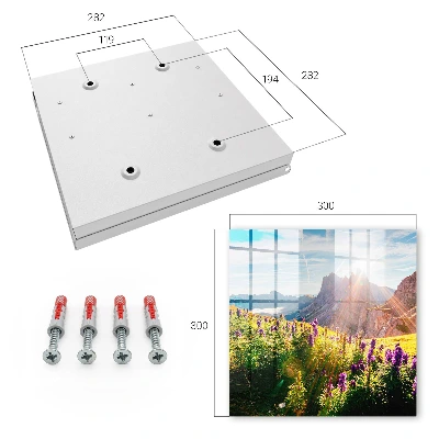 Key box for wall Mountain idyll