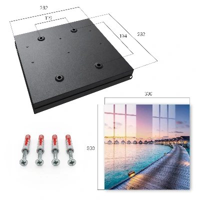 Wall mounted key box Peaceful sunset