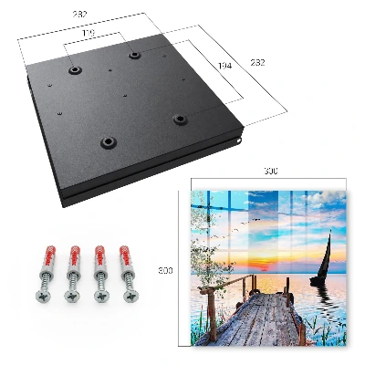 Key cabinet Tranquil landscape