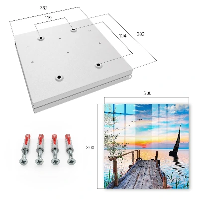 Key cabinet Tranquil landscape