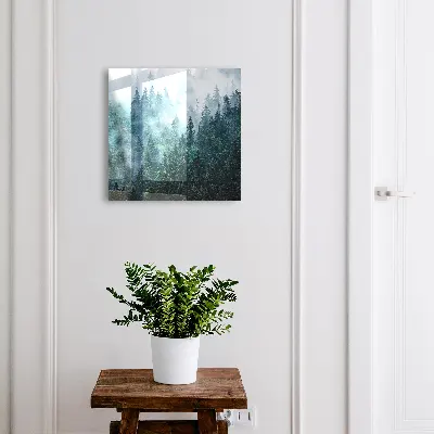 Key box for wall Green forest