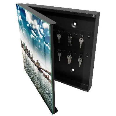 Key cabinet City skyline