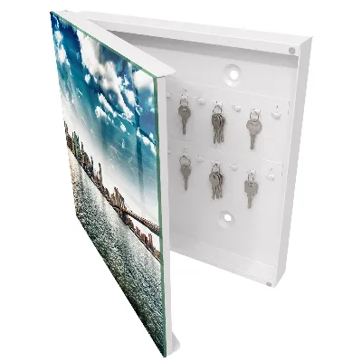 Key cabinet City skyline