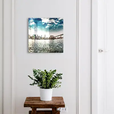Key cabinet City skyline