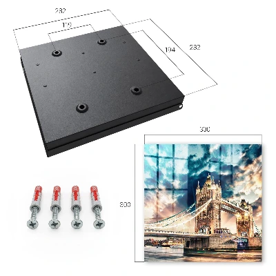 Key box for wall Cityscape