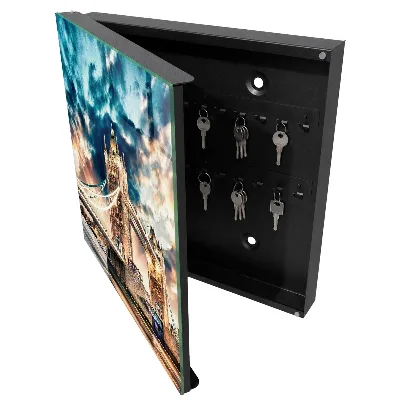 Key box for wall Cityscape