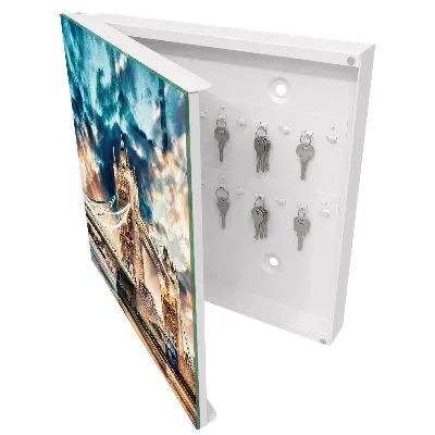 Key box for wall Cityscape