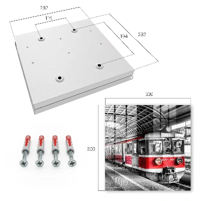 Wall mounted key box Railway symmetry