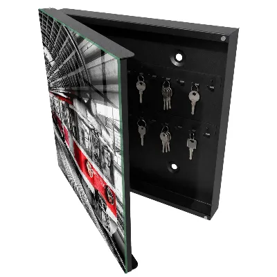 Wall mounted key box Railway symmetry