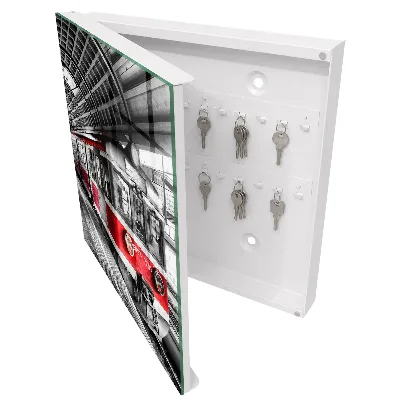 Wall mounted key box Railway symmetry