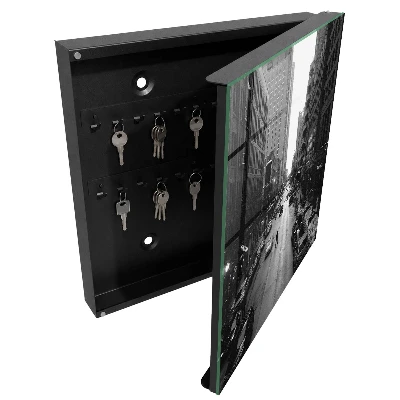 Wall mounted key box Everyday city life