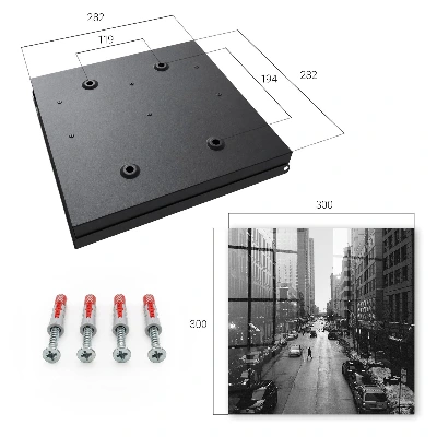 Wall mounted key box Everyday city life