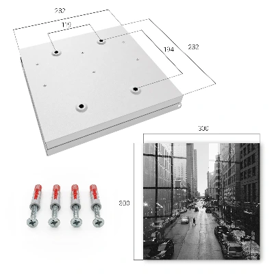 Wall mounted key box Everyday city life