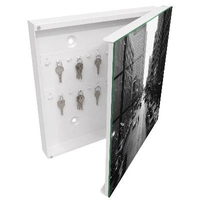Wall mounted key box Everyday city life