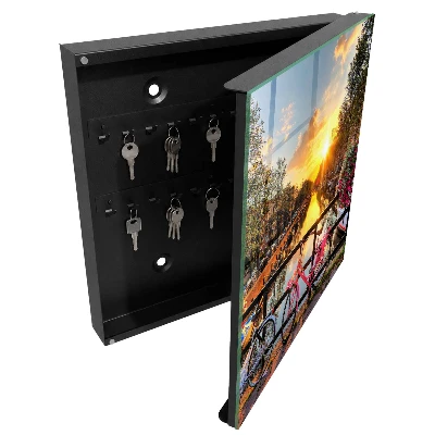 Key box for wall Urban sunset