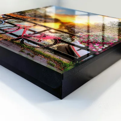 Key box for wall Urban sunset