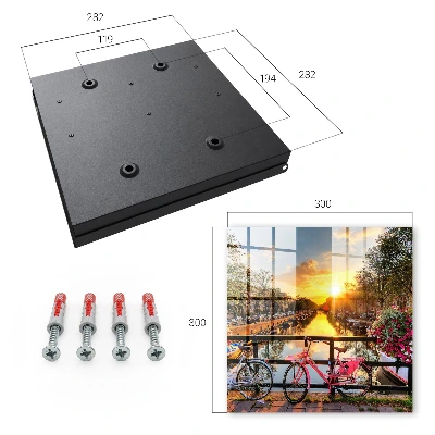 Key box for wall Urban sunset