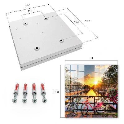 Key box for wall Urban sunset